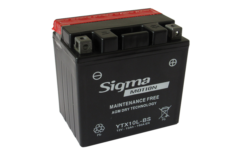  ΜΠΑΤΑΡΙΑ MOTO 12V 10Ah AGM SIGMA MOTION 